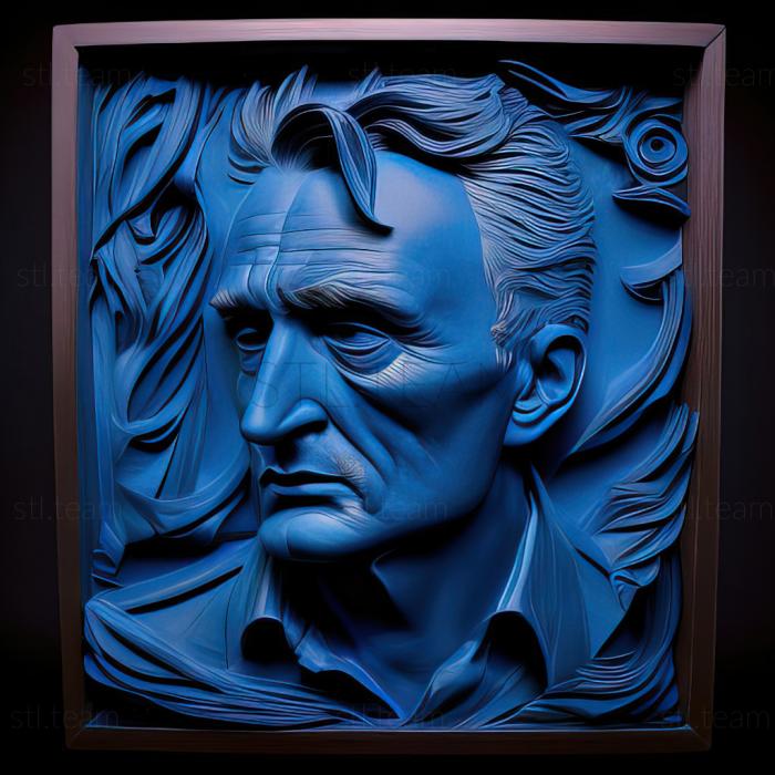 3D модель Фрэнк Бут Blue VelvetДеннис Хоппер (STL)